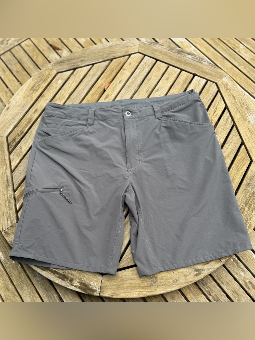 Patagonia Men’s Quandary / Outdoor Trail Shorts Grey Size 36